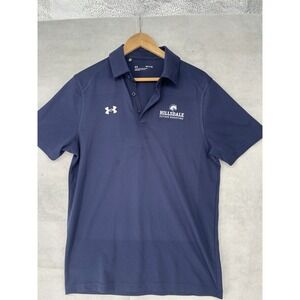 Under Armour Hillsdale College Action Shooting Navy Polo Shirt Men's Small